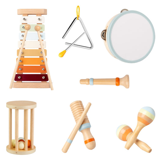 GBruno 8Pcs Toddler Musical Toys