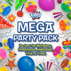 40 Pack Of Party Favors Play Dough + 40 Dough Tools - Bulk Party Pack