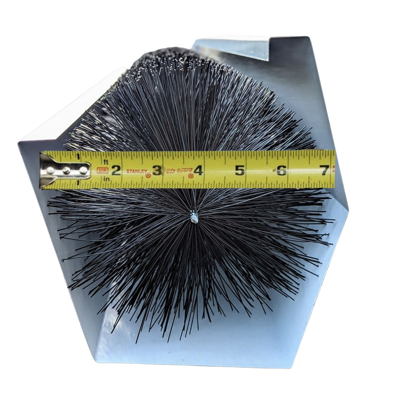 7 Inch Gutter Guards – Commercial Brush Leaf Guard (6.5