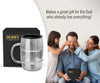 Funny Beer Gift Stainless Steel Insulated Beer Mug with Handle and Sip Lid (For Christmas/Birthday/Fathers Day) I Identify As Sober