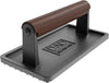 Soho Grilling Gift for Dad, BBQ Cast Iron Grill Press for Smash Burger, Hamburger, Meat, Bacon (2.6 lbs) Cooking Weight for Fathers Day/Christmas/Birthday “Dad The Grill King” (Gift Boxed)