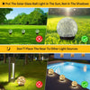 6 Pack Solar Globe Lights Outdoor Waterproof