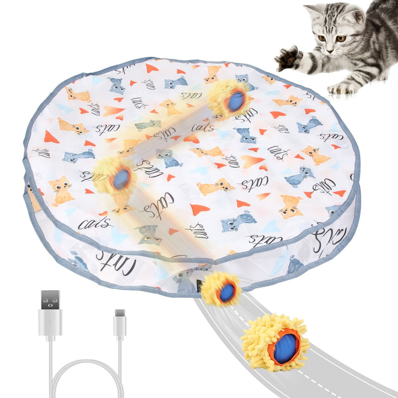 GBruno Cat Toys Ball Fast Rolling