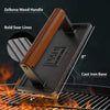 Soho Grilling Gift for Dad, BBQ Cast Iron Grill Press for Smash Burger, Hamburger, Meat, Bacon (2.6 lbs) Cooking Weight for Fathers Day/Christmas/Birthday “Dad The Grill King” (Gift Boxed)