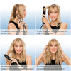 BIO IONIC Onepass Styling Flat Iron with NanoIonic & Moisturizing Heat Technology, Hydrated and Frizz-Free Hair, Ceramic Hair Straightener with Silicone Strip for Gentle OnePass Styling