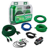 8-GA Amplifier Installation Wiring Kit - Green
