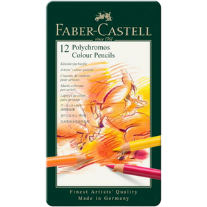 Faber-Castell Polychromos Colour Pencils 12 Tin