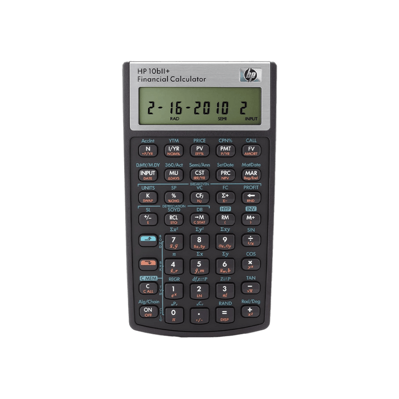 HP 10bII+ Financial Calculator – Business & Exam Ready