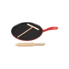Le Creuset Cerise Enameled Cast Iron Crepe Pan 10.75