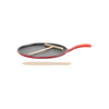 Le Creuset Cerise Enameled Cast Iron Crepe Pan 10.75