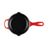 Le Creuset Enameled Cast Iron Signature Iron Handle Skillet 1/2 Qt Cerise