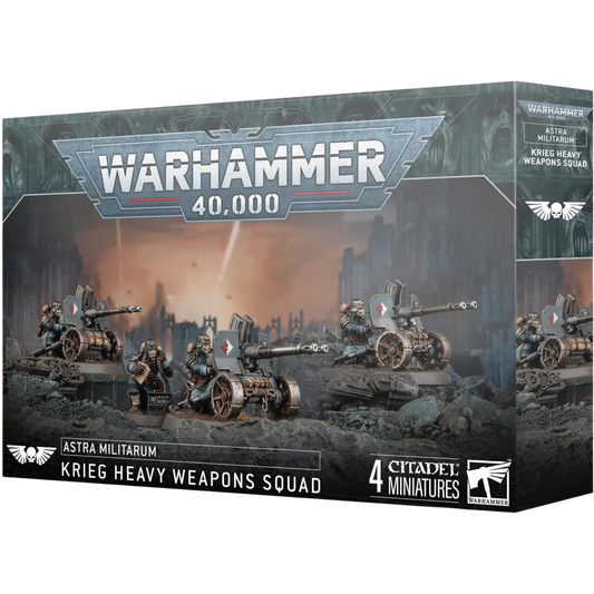 Warhammer 40K Astra Militarum Krieg Heavy Weapons Squad