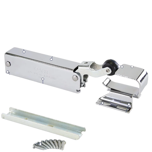 Kason 1094 SureClose Hydraulic Door Closer & Hook | Concealed Mount