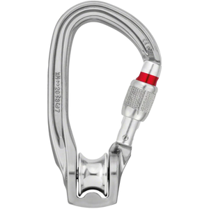 Petzl ROLLCLIP Z Pulley Screwlock Carabiner | High-Efficiency Rope Pulley
