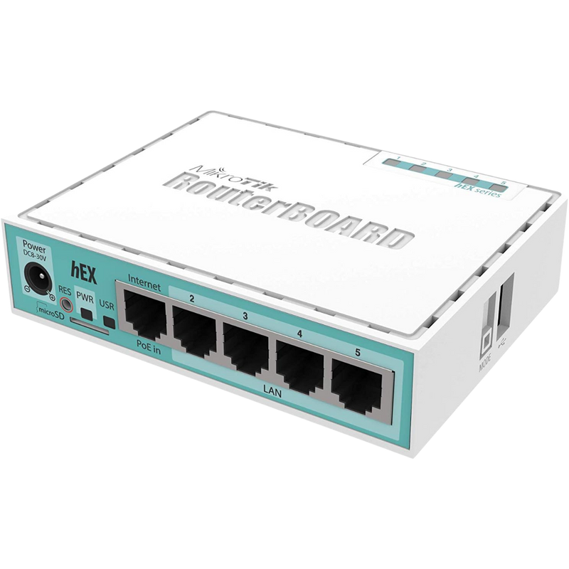 MikroTik hEX RB750Gr3 5-Port Gigabit Router