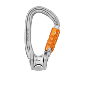 Petzl PRO ROLLCLIP Z TRIACT-LOCK Pulley Carabiner | High-Efficiency Rope