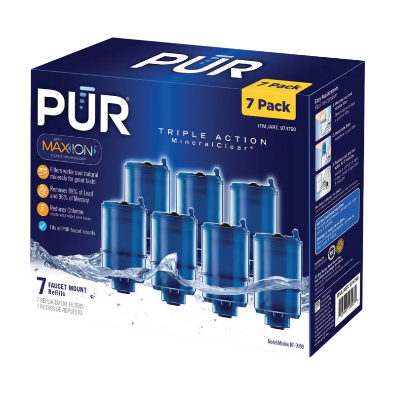 PUR 974790 MAXION Faucet Mount Refills (7-Pack) | Water Filters