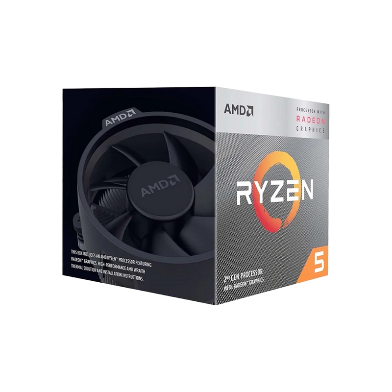 AMD Ryzen 5 3400G 4-core 8-Thread Unlocked Desktop Processor