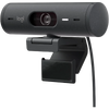 Logitech Brio 500 Full HD Webcam (Graphite) | Auto Light, Dual Mics & Show Mode