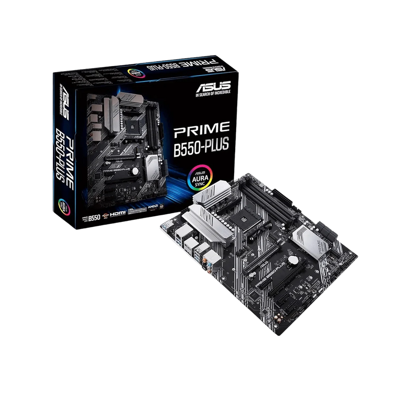 ASUS Prime B550-PLUS AM4 Ryzen Motherboard with PCIe 4.0
