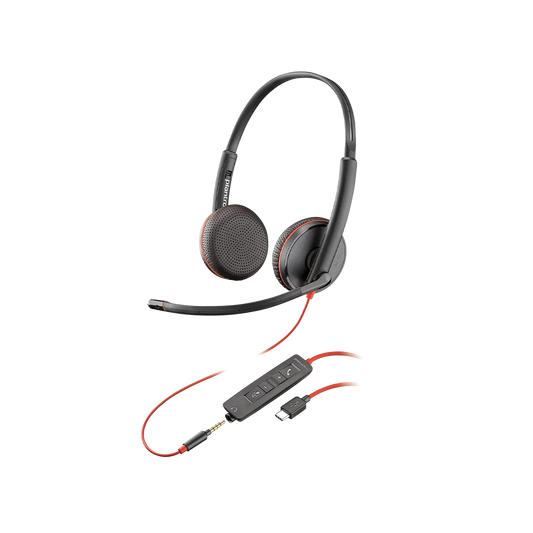 Plantronics Blackwire C3225 USB Headset with 3.5mm Jack