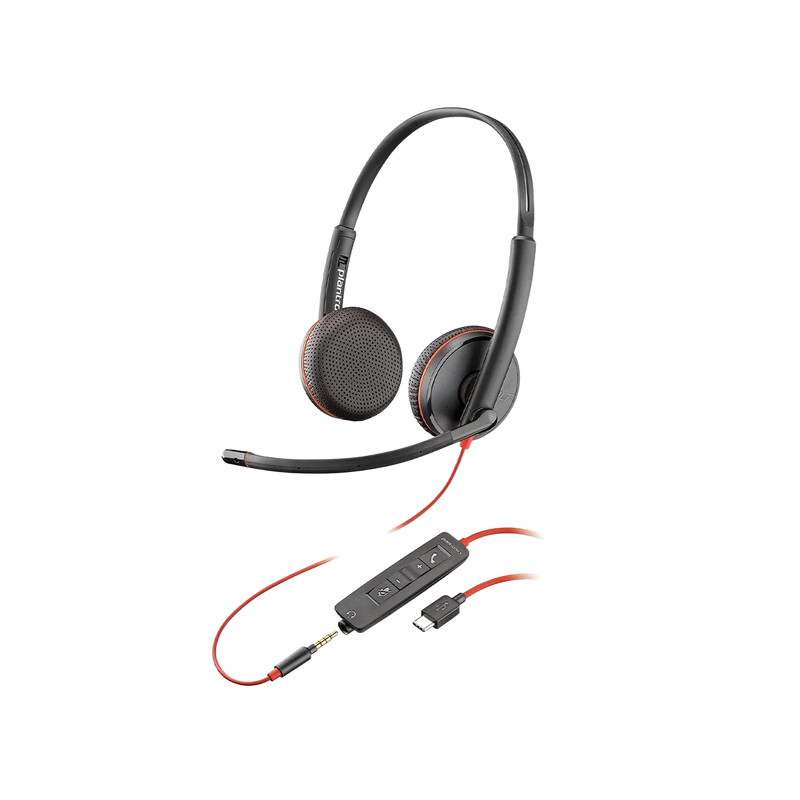 Plantronics Blackwire C3225 USB Headset with 3.5mm Jack