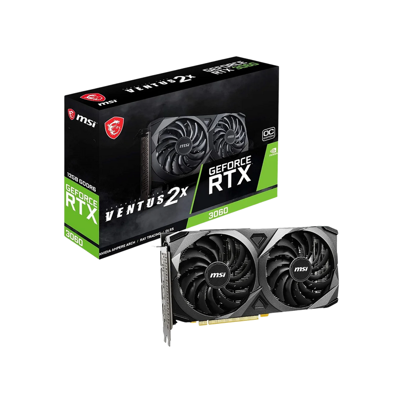 MSI RTX 3060 Ventus 2X 12G OC Graphics Card