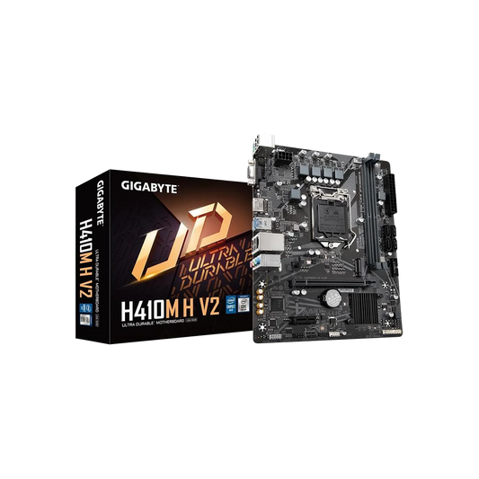 Gigabyte H410M H V2 Motherboard | Intel 10th Gen, DDR4, M.2