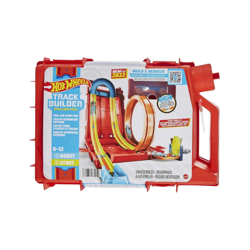Hot Wheels Fuel Can Stunt Box Track Builder Set