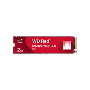 WD Red SN700 2TB NVMe SSD for NAS – PCIe Gen3 M.2