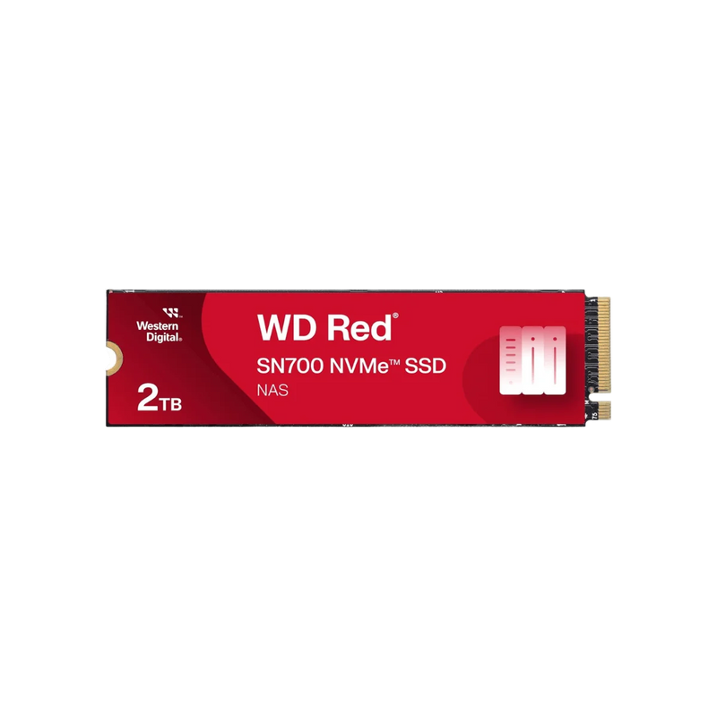 WD Red SN700 2TB NVMe SSD for NAS – PCIe Gen3 M.2