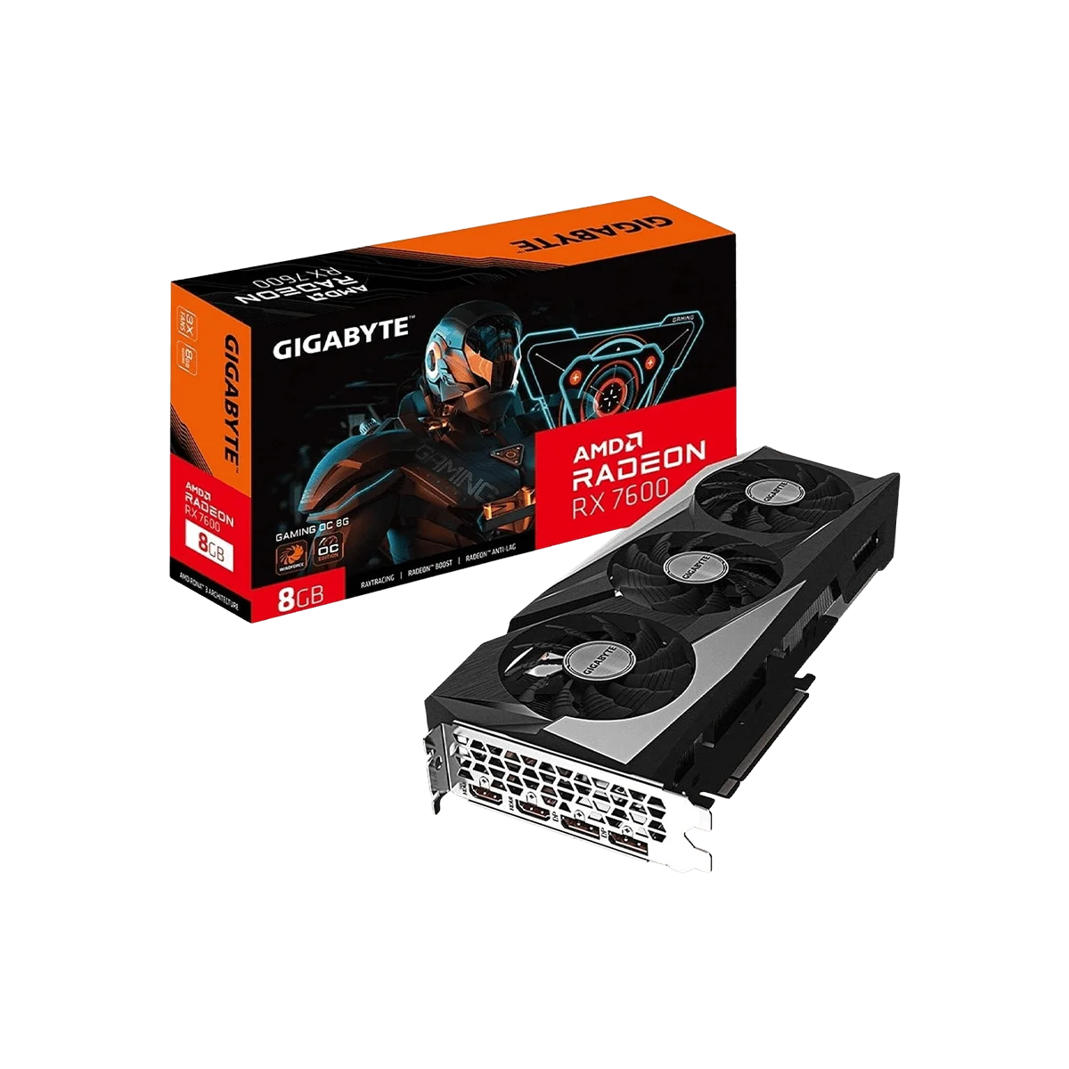 Gigabyte RX 7600 8GB Gaming OC Graphics Card – Perfect Stock