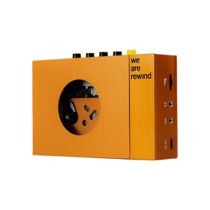 Portable Cassette Player with Bluetooth Serge Orange