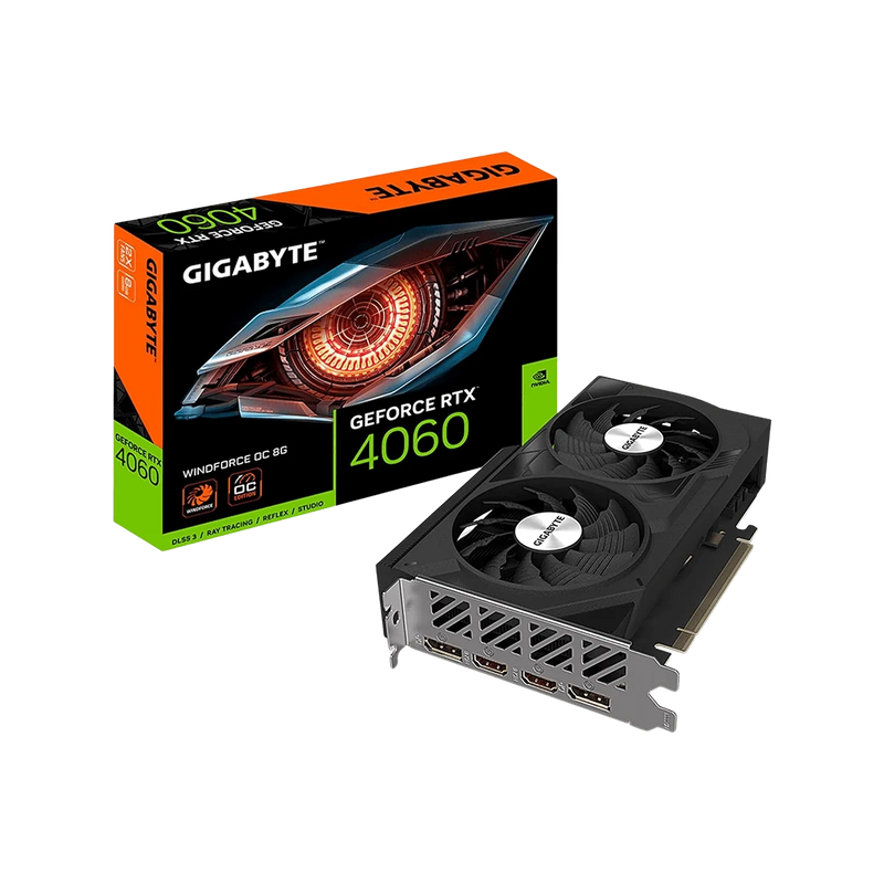 Windforce Perfect GIGABYTE RTX 4060 WINDFORCE OC 8GB GDDR6 GPU – Perfect Stock