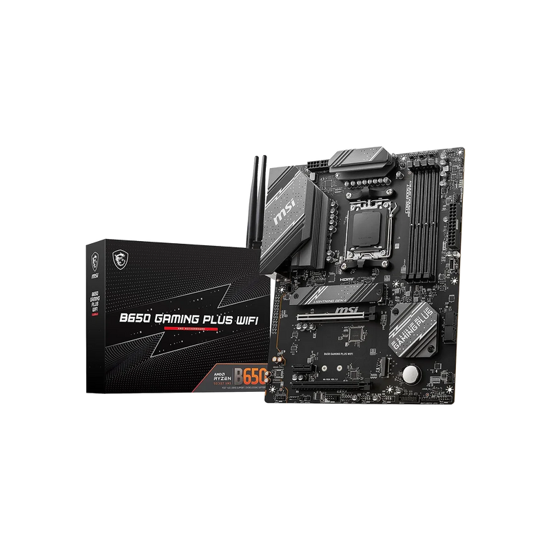 MSI B650 Gaming Plus WiFi Motherboard | AM5, DDR5, PCIe 4.0