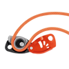 Petzl Neox Belay Device Reliable Cam-Assisted Blocking for Climbers Orange