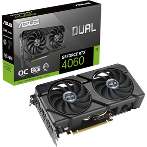 ASUS Dual GeForce RTX 4060 EVO OC Edition 8GB GDDR6 | DLSS 3, Dual BIOS
