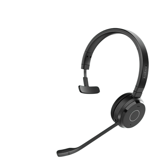 Jabra Evolve 65 TE (Third Edition) Wireless Single Ear Headphones - Black
