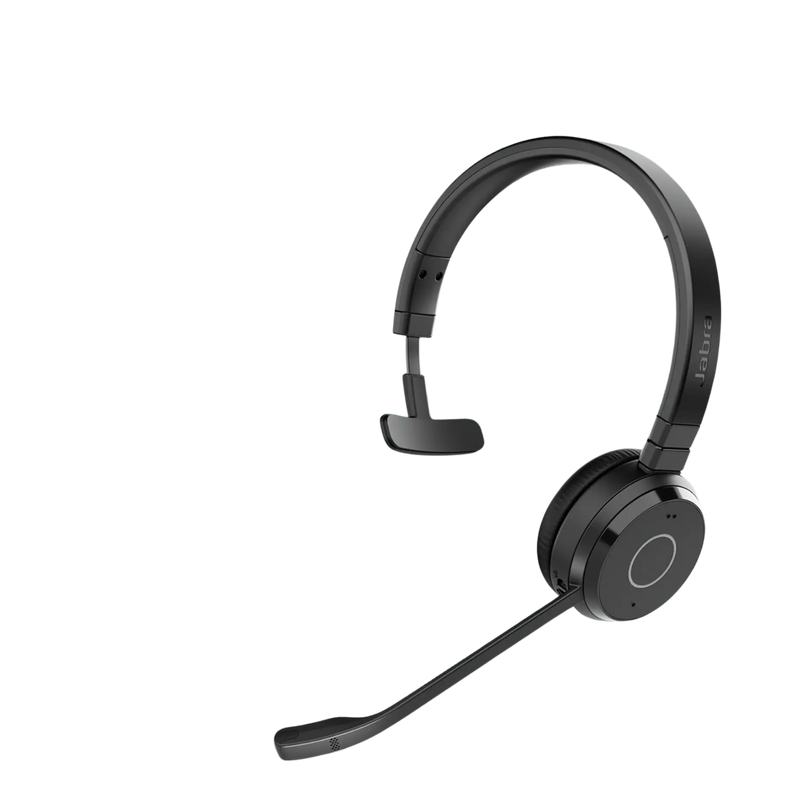 Jabra Evolve 65 TE (Third Edition) Wireless Single Ear Headphones - Black