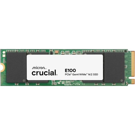 Crucial E100 1TB NVMe PCIe Gen4 SSD | Up to 5,000MB/s Speed