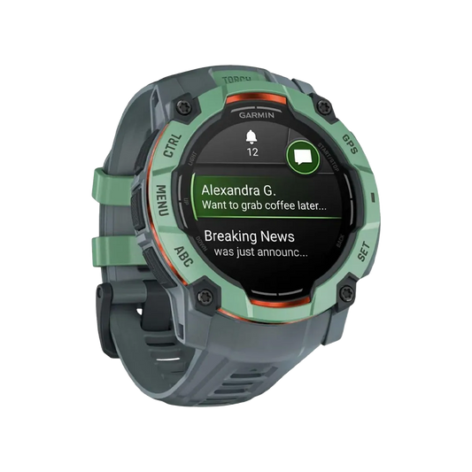 Garmin Instinct® 3 50mm Rugged Outdoor GPS Smartwatch Neo Tropic/Twilight