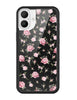 Black and Pink Floral iPhone Case