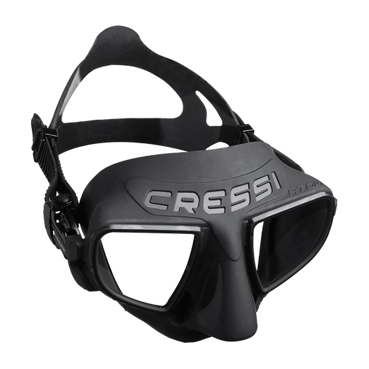 Cressi Atom Mask Black Clear Lens