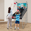 Dual Shot Basketball Arcade Game with 8 Game Modes and 4 Balls-Green
