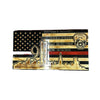 Wooden American Flag with NYC Skyline and Twin Towers - 9/11 Tribute Wall Art