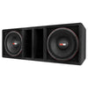 PANCADAO Ported box with 2 X 12