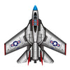 SuperSized Fighter Jet Nylon Kite w/ 3D Cockpit, 57 Inches Wide