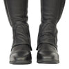 Grand Prix LC Italian Full Leather Half Chaps, Black