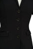 Grand Prix Saltare Dolce 4 Button Riding Jacket, Black