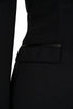 Grand Prix Saltare Dolce 4 Button Riding Jacket, Black